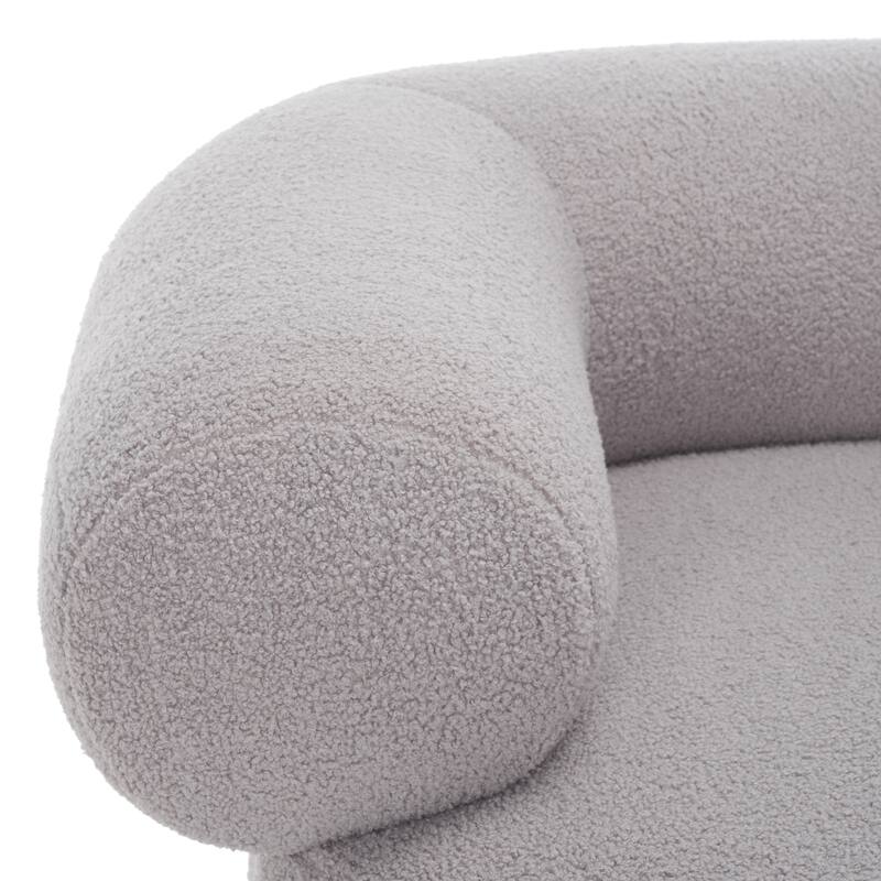 SAFAVIEH Couture Donella Swivel Accent Chair - 37 In. W x 33 In. D x 25 In. H - 37Wx33Dx25H