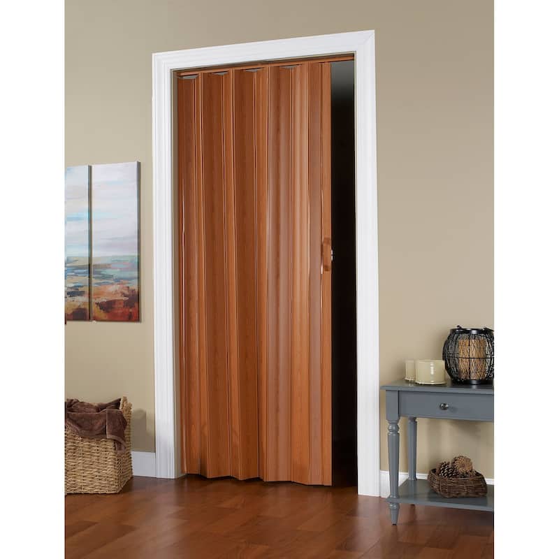 Spectrum Via Fruitwood PVC 48-inch x 96-inch Folding Door