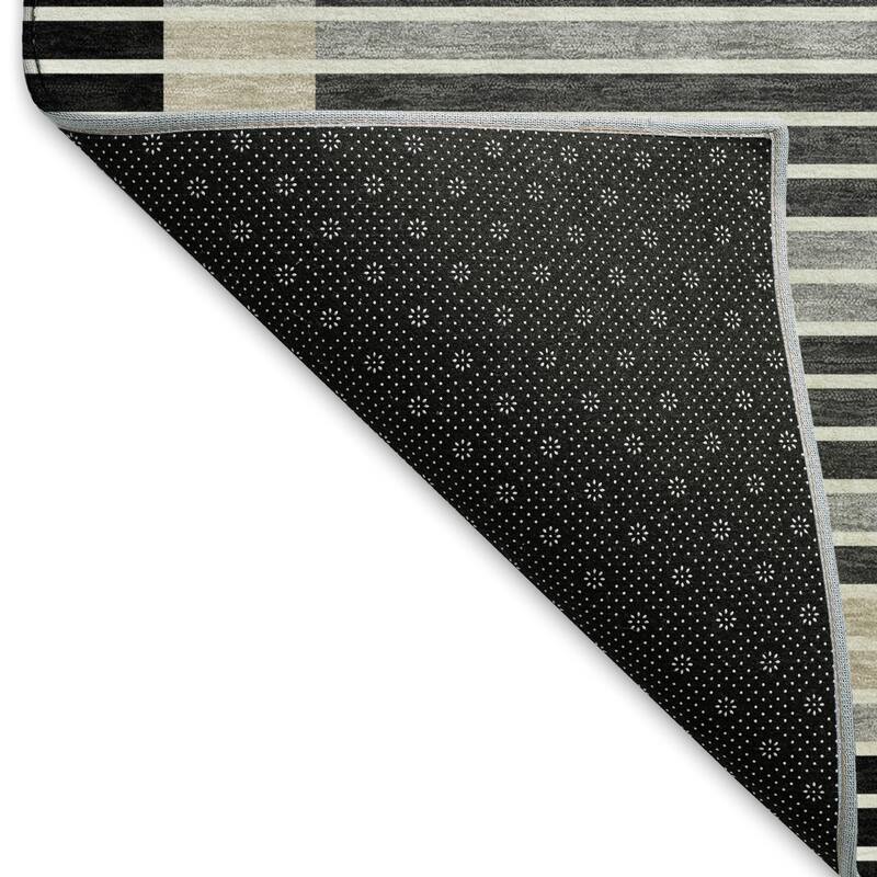 Premium Washable Super Soft Border Geo Mayfield Rug