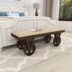preview thumbnail 16 of 16, Brown MDF Industrial Bench - 47 x 16 x 17