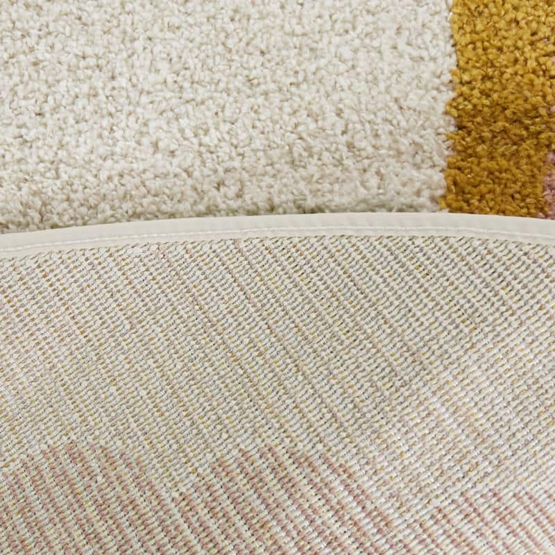 Marigold Scallop Border Area Rug