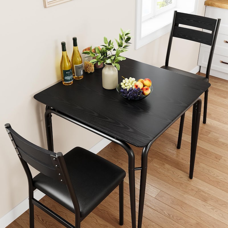 Dining Table for 2, Space Saving Square Dinette for Kitchen, Dining Room