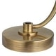 preview thumbnail 7 of 5, Uttermost Waveney Brass Drink Table - 11.5"W x 24"H x 11.5"D