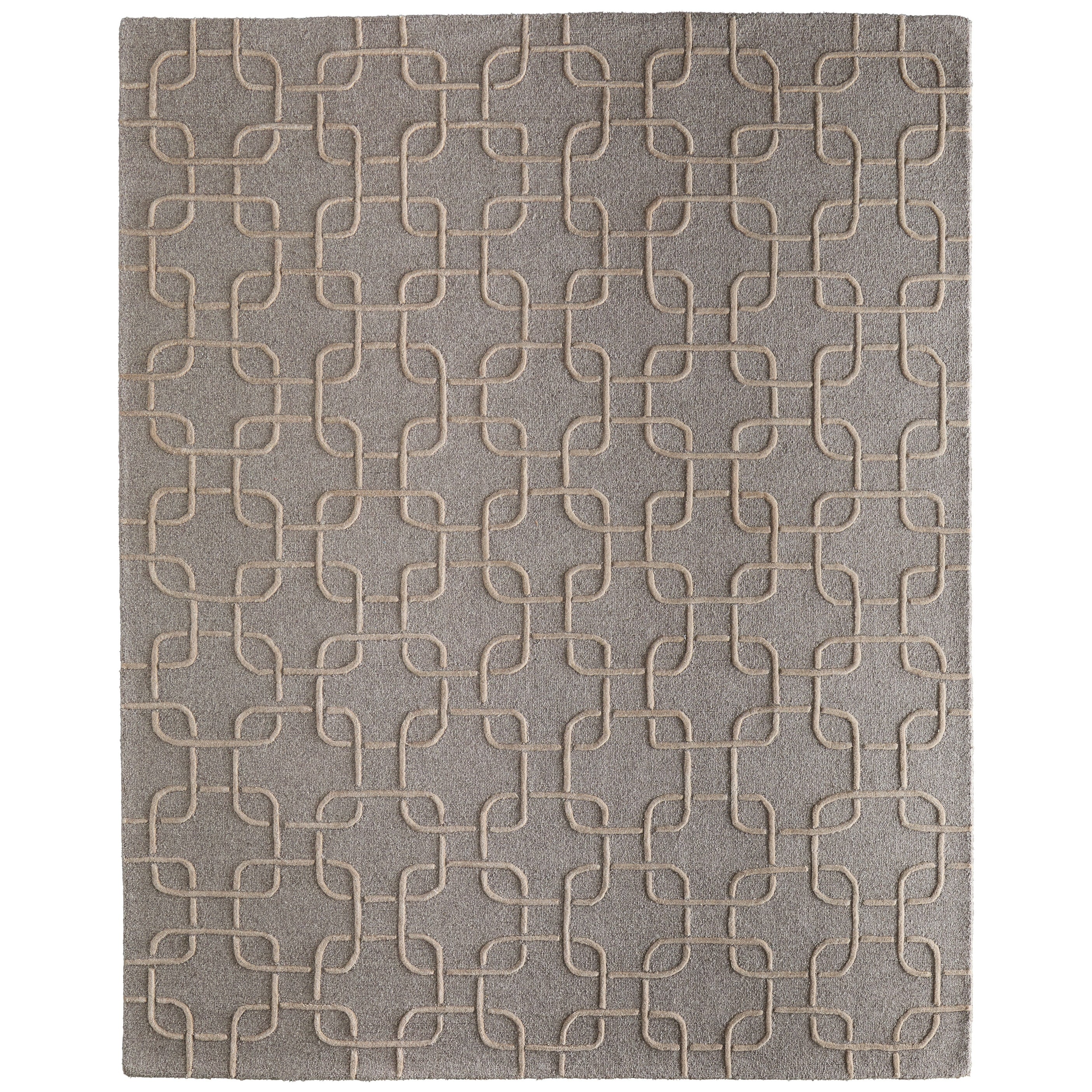 Grand Bazaar Wallace Hand Tufted Trellis & Lattice Transitional Area Rug