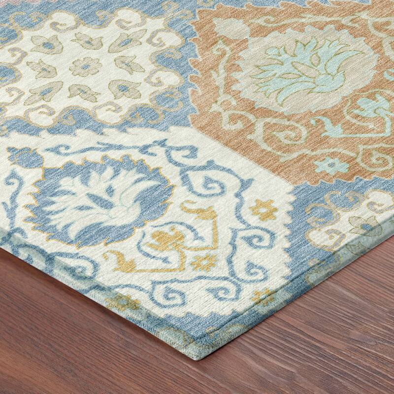 Machine Washable Indoor/ Outdoor Global Bayfield Chantille Rug