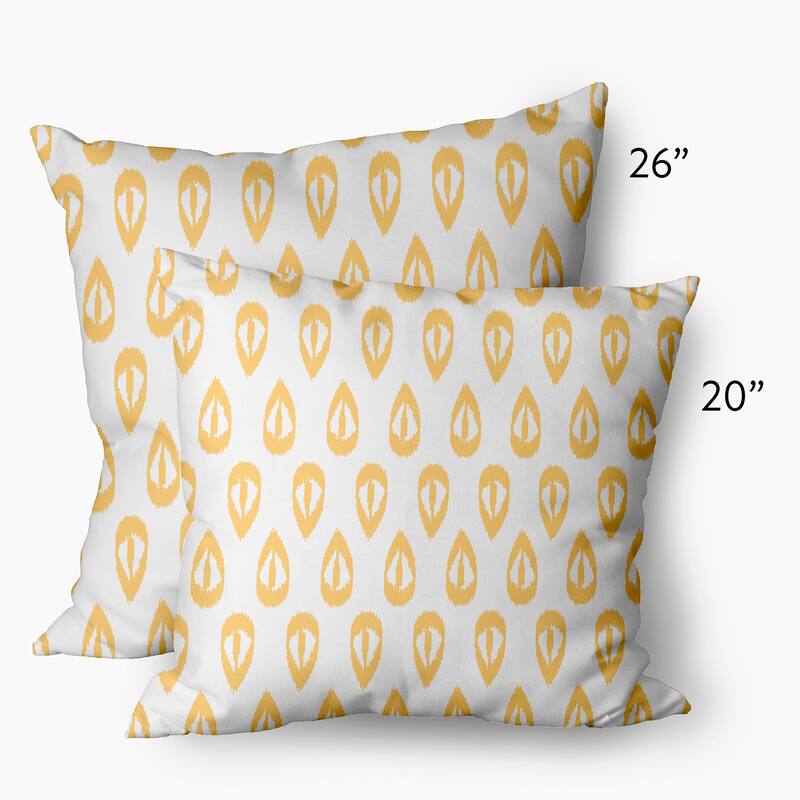 Ikat Tears Indoor/Outdoor Throw Pillow