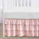 preview thumbnail 4 of 4, Sweet Jojo Designs Blush Pink Shabby Chic Harper Collection Girl 4-piece Bumperless Crib Bedding Set
