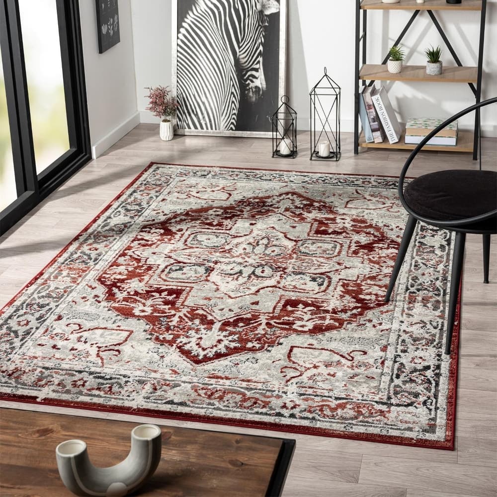 Luxe Weavers Moroccan Floral Vintage Area Rug