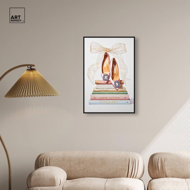 Designer Library Canvas by Art Remedy