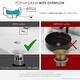 preview thumbnail 32 of 47, STYLISH Pop-Up Bathroom Sink Drain with Overflow (Set of Two)