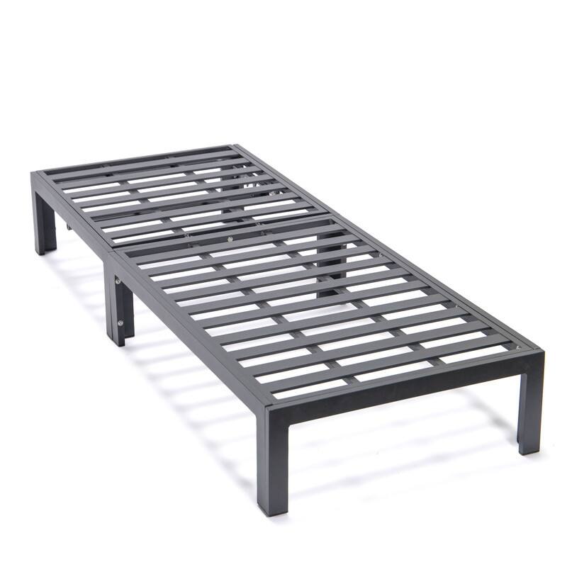 Chelsea Heavy-Duty Aluminum Outdoor Chaise Lounge with Machine-Washable Fade-Resistant Cushions, Lay-Flat Design