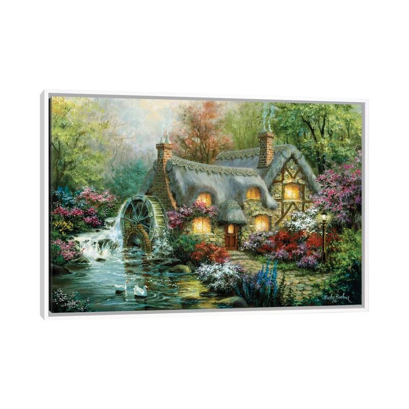 iCanvas "Country Retreat" by Nicky Boehme Framed Canvas Print - White - 26x40