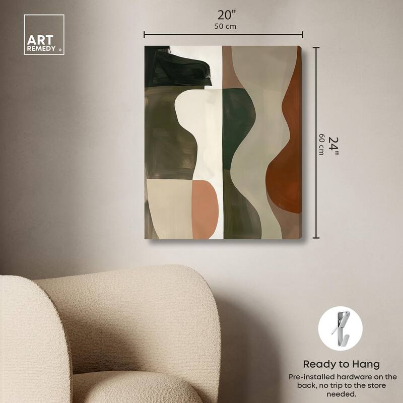 Fragmented Dreams II Canvas by Art Remedy, Gallery Wrapped