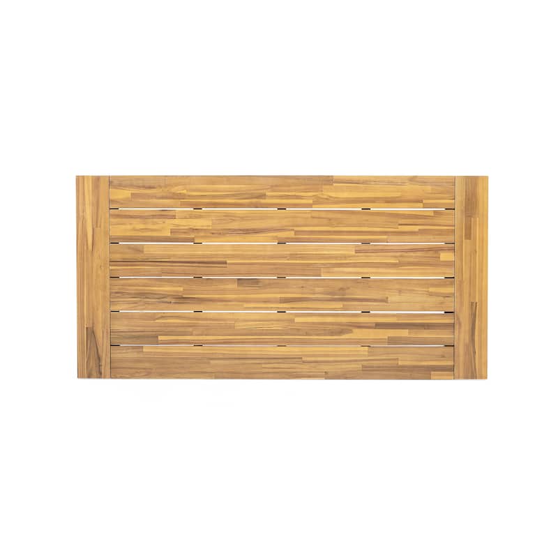 Lumina Outdoor Contemporary Acacia Wood Dining Table by Christopher Knight Home