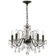 preview thumbnail 4 of 7, Crystorama Lighting Group Butler 5 Light 23" Wide Crystal Chandelier