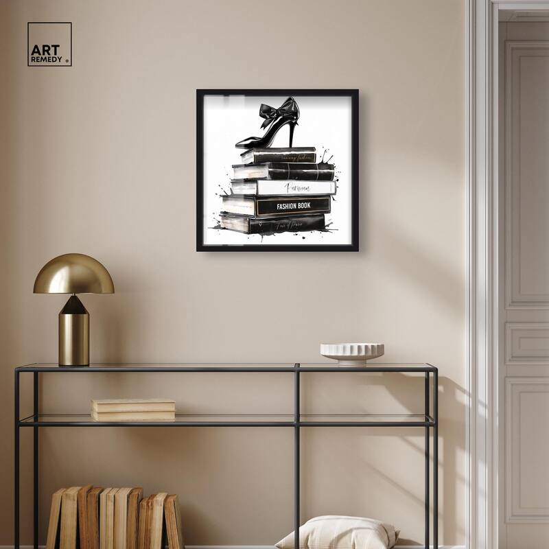 Classic Book Stack Shadowbox by Art Remedy