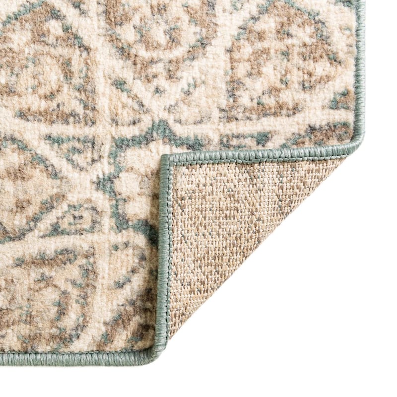 Contemporary Daisy Collection Area Rug