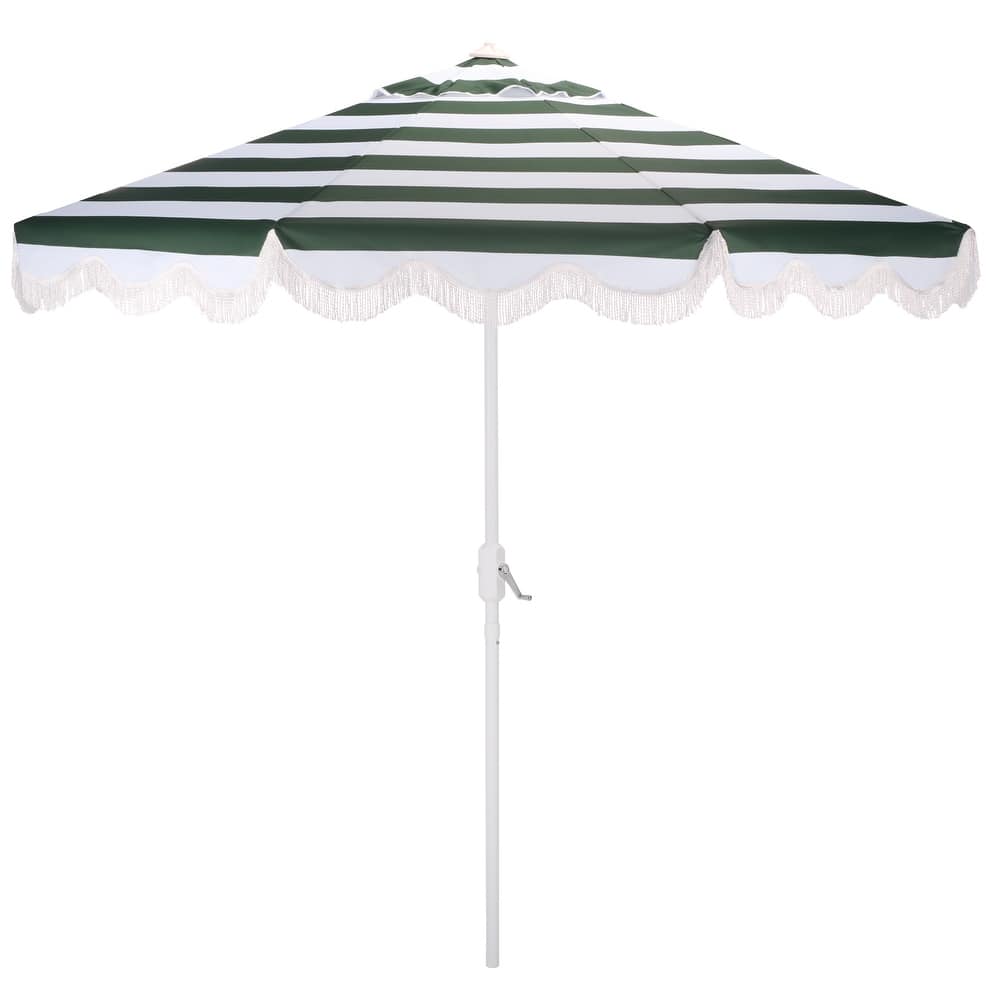 SAFAVIEH Outdoor Living Lucerna 9ft Crank Umbrella