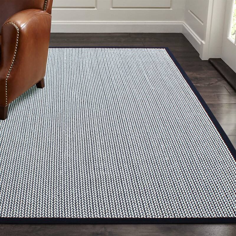 A1HC Sisal and Wool Rug, Natural Fiber Area Rugs with Non-Skid Latex Backing, Rug for Entryway, Dining or Living Room