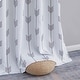 preview thumbnail 6 of 46, HLC.me Arrow Thermal Room Darkening Blackout Energy Efficient Window Curtain Grommet Panels - Set of 2
