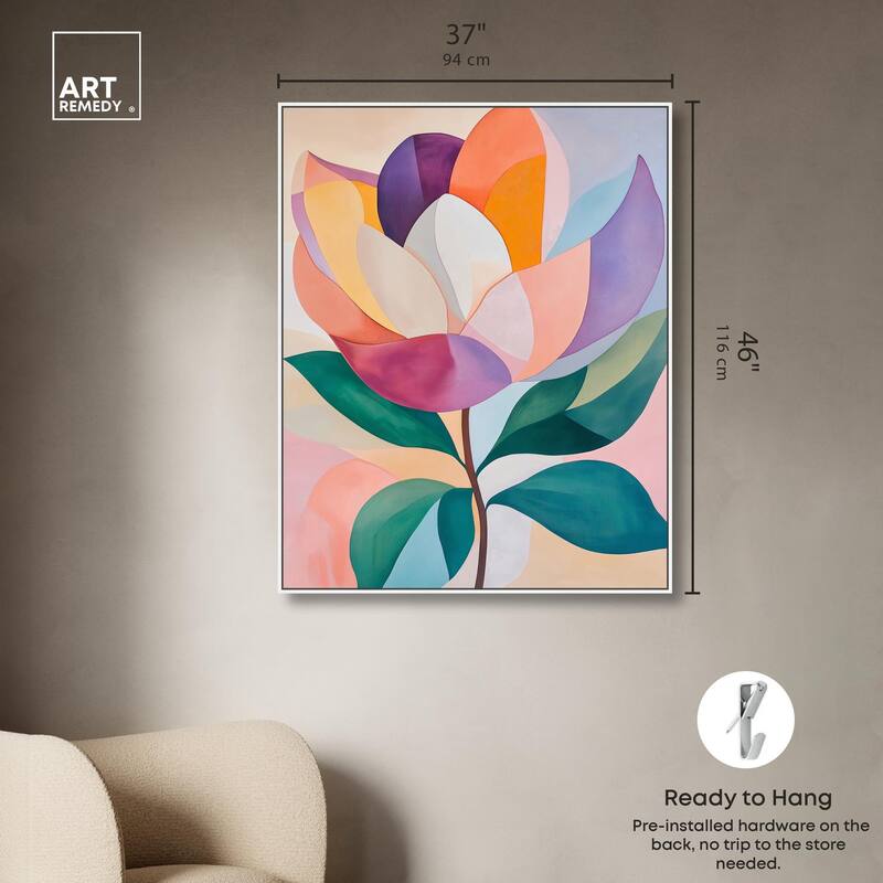 Magnolia in Color II Canvas by Art Remedy