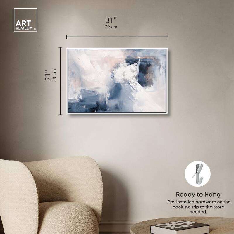 Blue Rapture II Canvas by Art Remedy