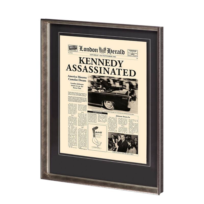 Kennedy Assassinated Framed Art Print