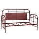 preview thumbnail 22 of 41, Vintage Series Distressed Metal Twin Metal Day Bed - Antique White