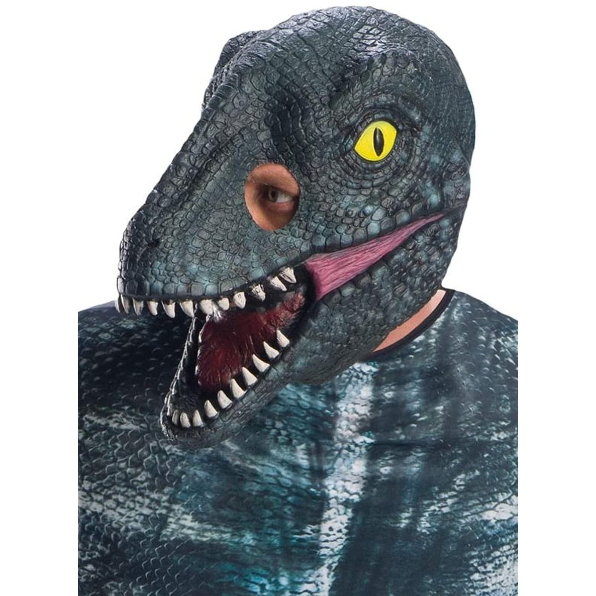 Jurassic World Fallen Kingdom Blue Velociraptor 3 4 Adult Costume Mask Overstock