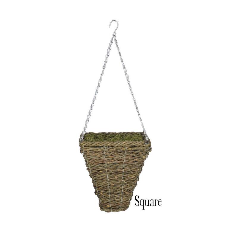 Faux Pink Azalea Hanging Basket