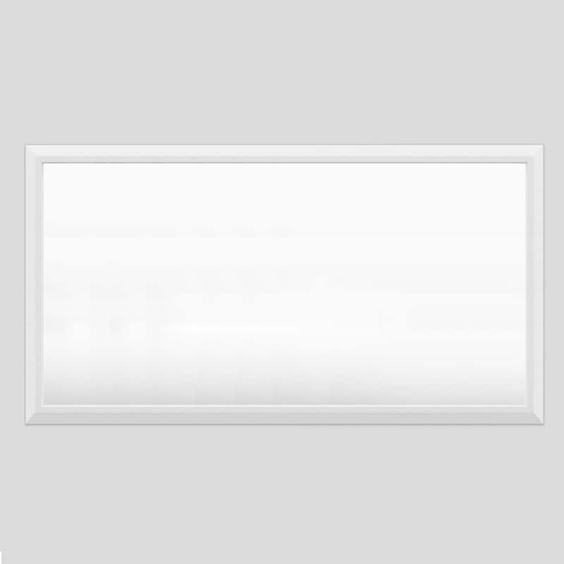 KIOTEE Full size Metal Bathroom Mirror with 5-Year Warranty