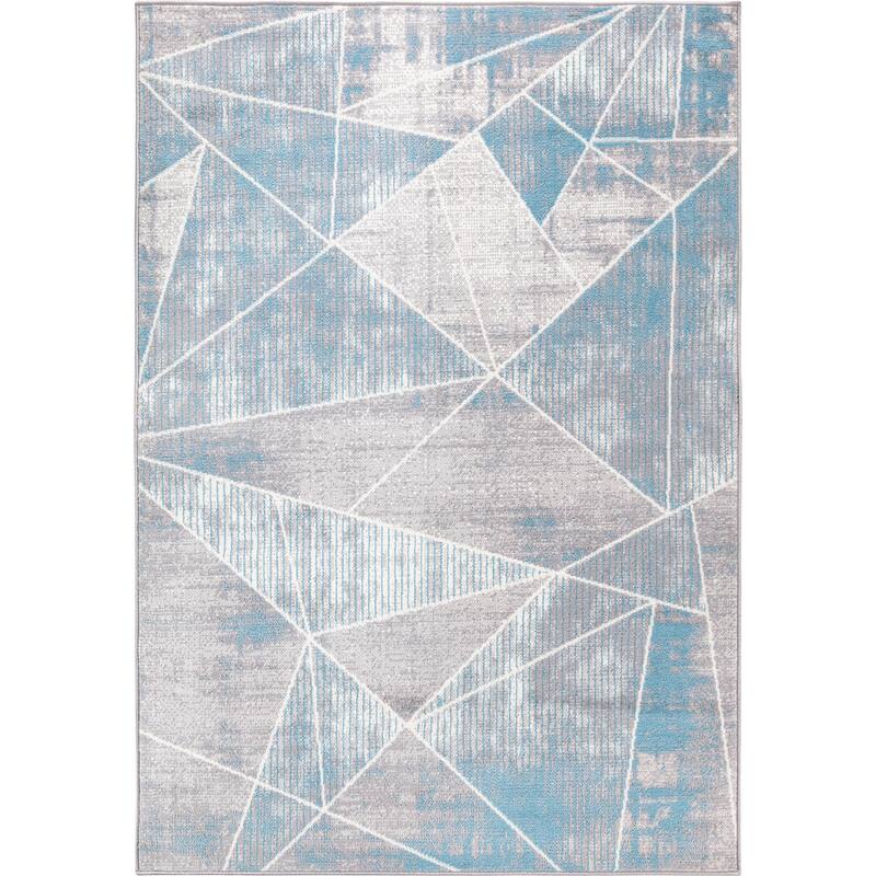 World Rug Gallery Geometric Modern Area Rug