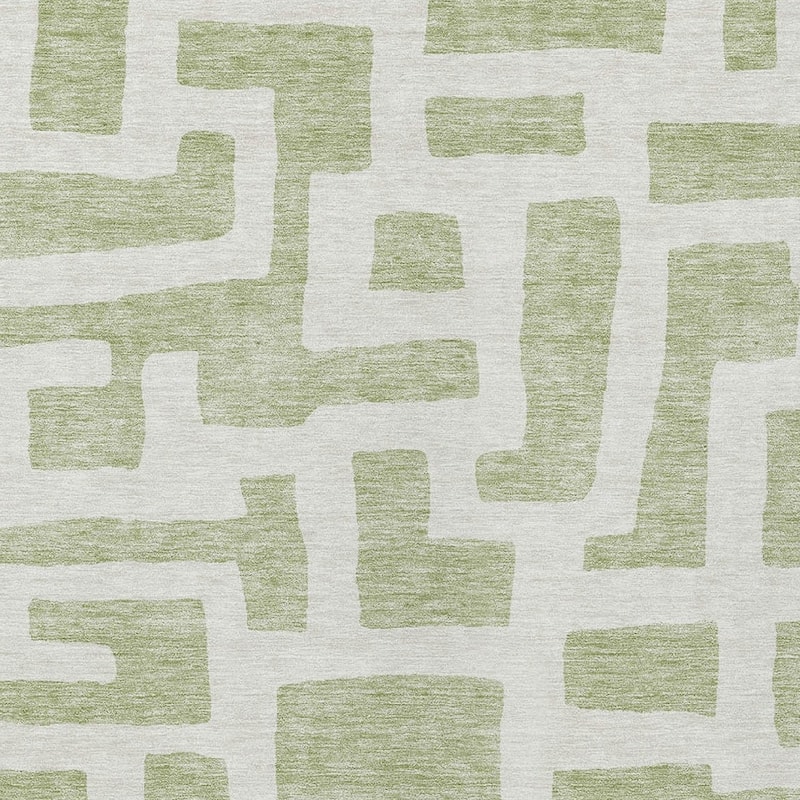 HomeRoots Abstract Transitional Rectangle Outdoor Rug