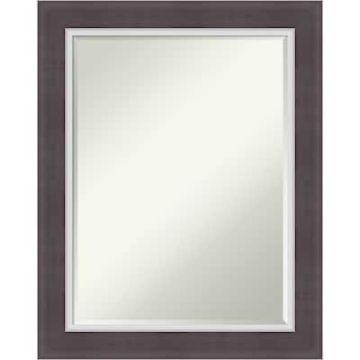Ellie Half-Inch-Bevel Framed Bathroom Vanity Wall Mirror