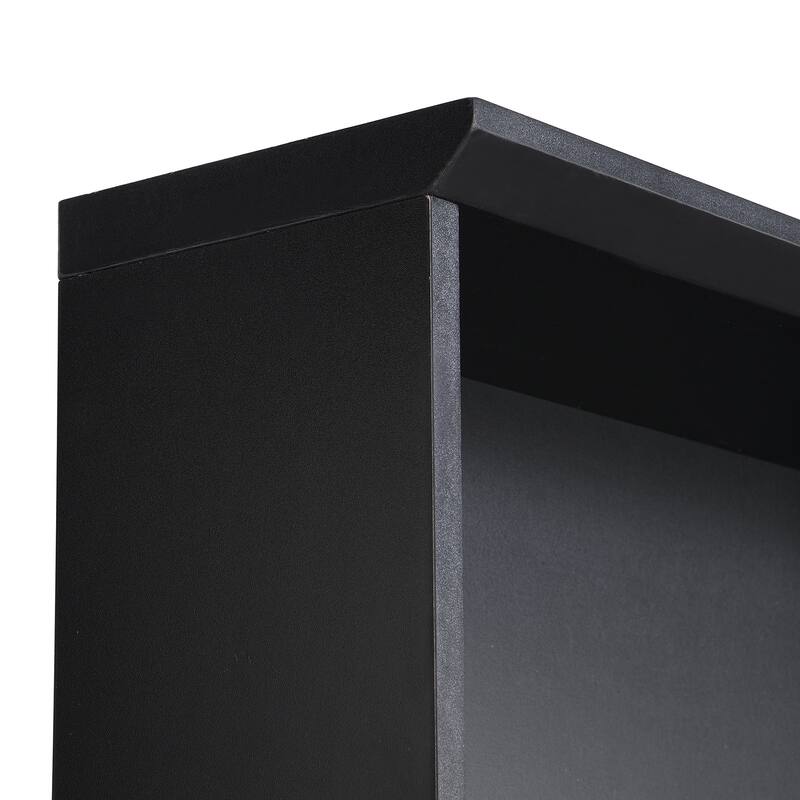Large Hall Tree Coat Rack with Storage Bench, Modern Shoe Cabinet with Cube Storage & Shelves for Entryways, Mudroom