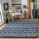 preview thumbnail 3 of 166, SAFAVIEH Arizona Shag Lotta Moroccan 1.2-inch Thick Rug 3'2" x 5' - Slate Blue/Ivory - Rectangle