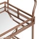preview thumbnail 16 of 31, Kate and Laurel Ketia Metal and Glass 3-tiered Tray Bar Cart