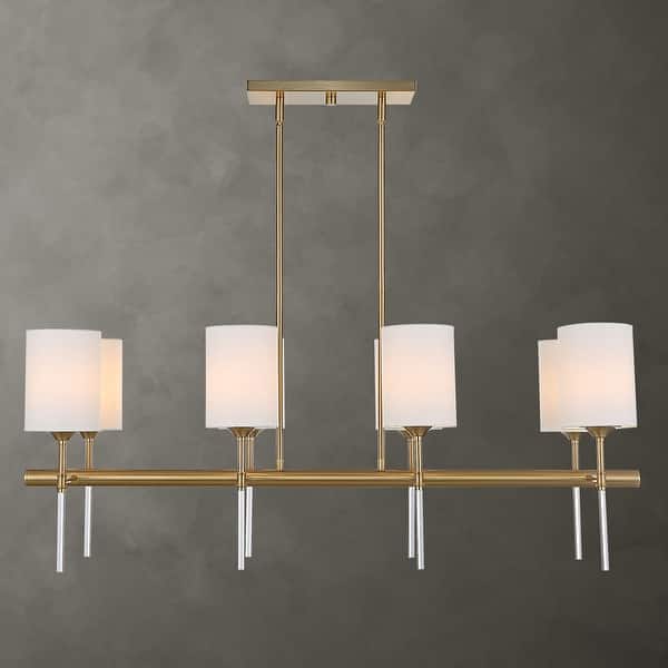 Uttermost 21388 Awyr 8 Light 44" Wide Linear Chandelier