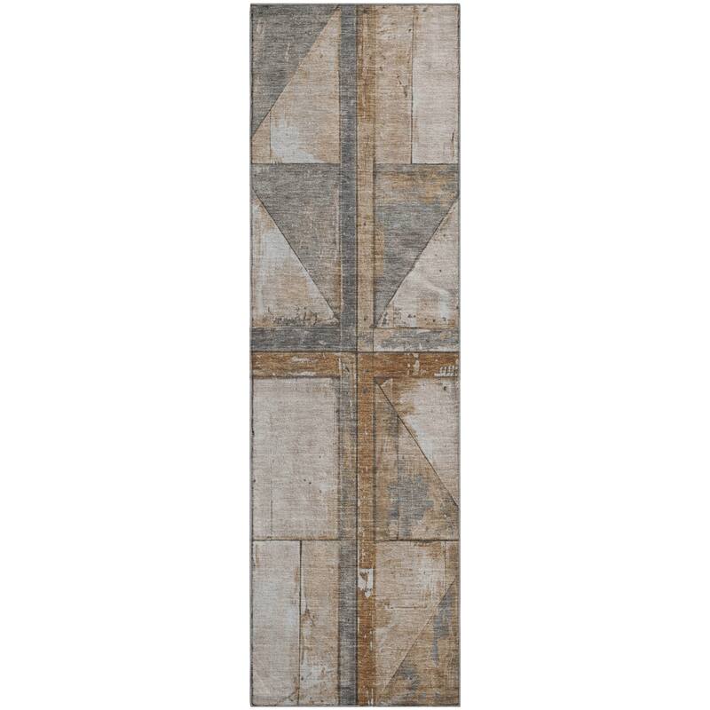 Premium Washable Super Soft Contemporary Geo Mayfield Rug