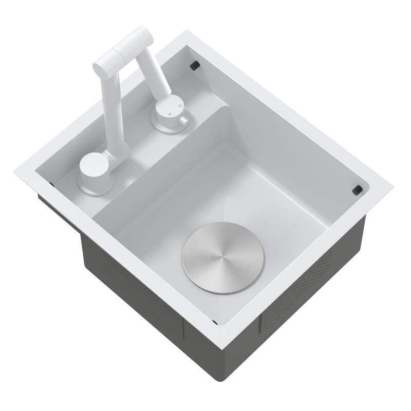 RV Sink with faucet and foldable tap