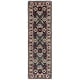 preview thumbnail 30 of 37, SAFAVIEH Handmade Blossom Menga Contemporary Wool Rug 2'3" x 8' Runner - Black/Ivory - Runner