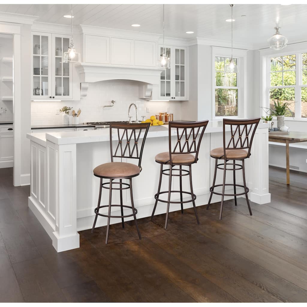 American Swivel Barstool, Iron Art High Chair, Island Dining Chair, Bistro Counter Chair, Cafe Patio Retro Chair