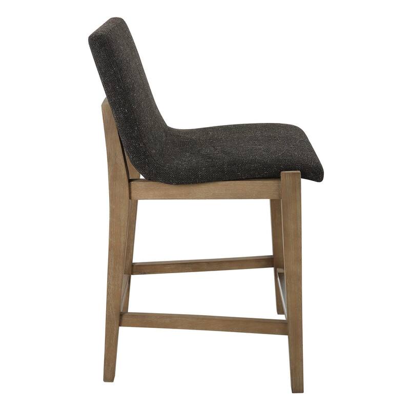 Sloped Padded Wooden Counter Stool - 38.5" - Chocolate Brown