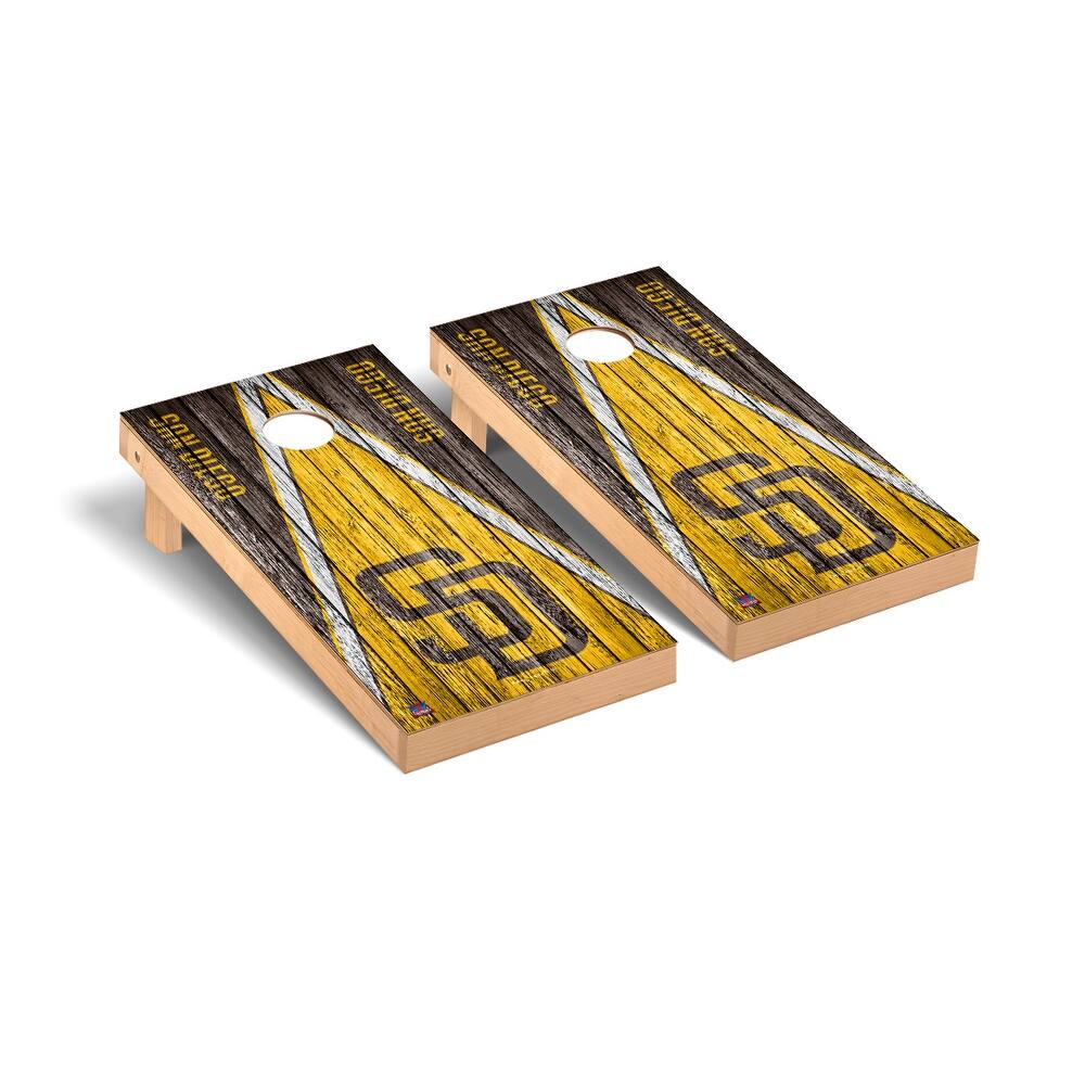 San Diego Padres MLB Triangle Cornhole Board Set
