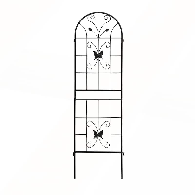 2 Pack Metal Garden Trellis 71in x 19.7in Rustproof Trellis