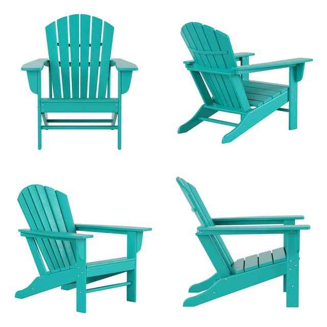 Laguna Classic Weather-Resistant Adirondack Chair (Set of 4) - Turquoise