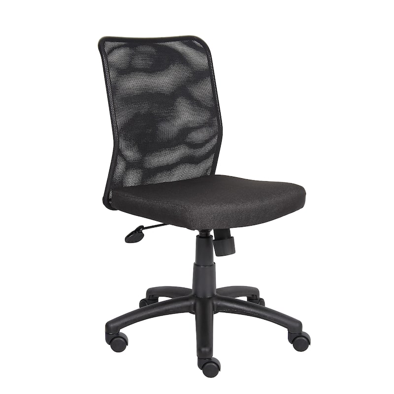 Lene Black Rolling Task Chair, Adjustable Tilt Tension Mechanism and Lock
