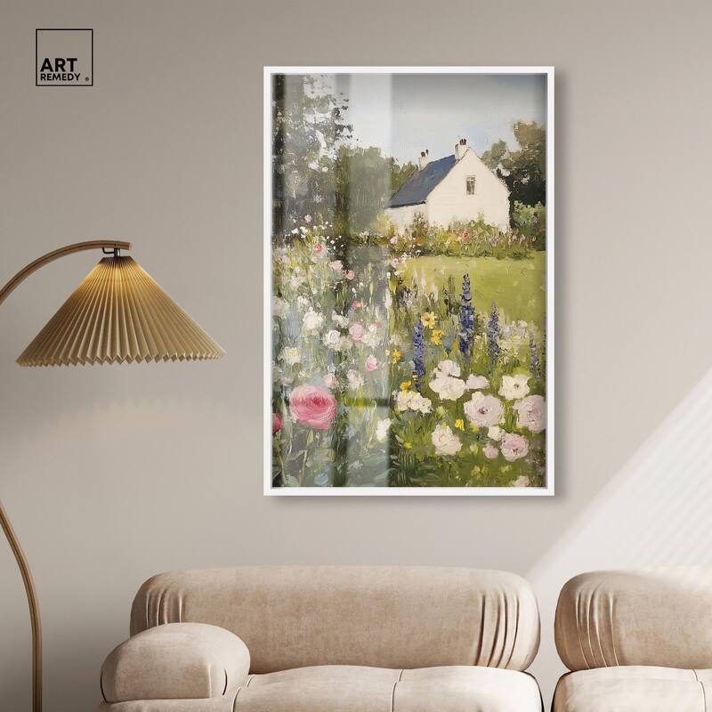Floral Farmhouse II Shadowbox by Art Remedy
