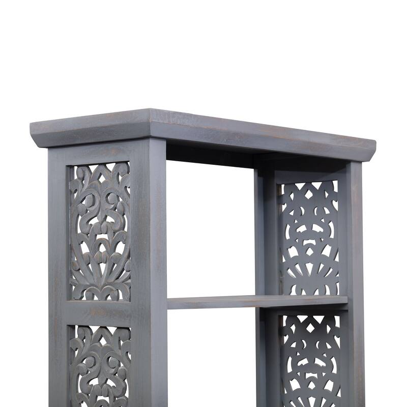 Trellis Lane Weathered Accent Bookcase