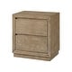 preview thumbnail 2 of 4, Bello 2-Drawer Pine Nightstand Natural